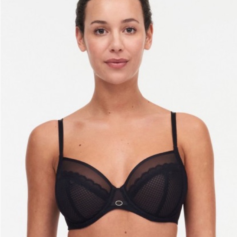 Chantelle Parisian Allure Unlined Plunge Bra - Black